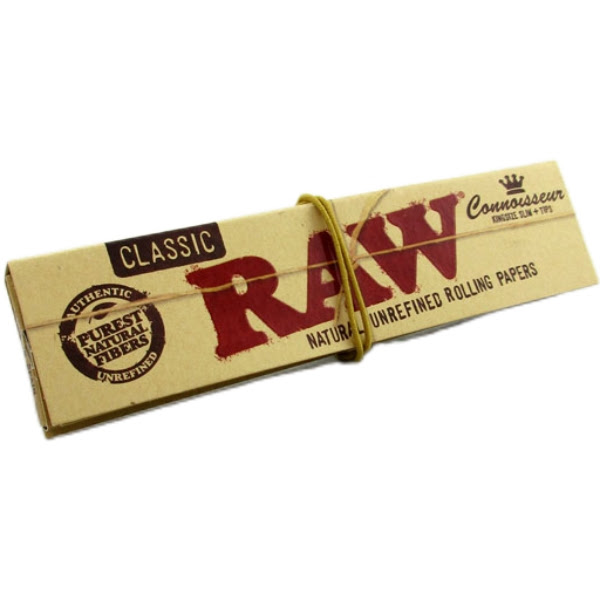 Raw King Size Classic Connoisseur Papers Wicked Habits 9107